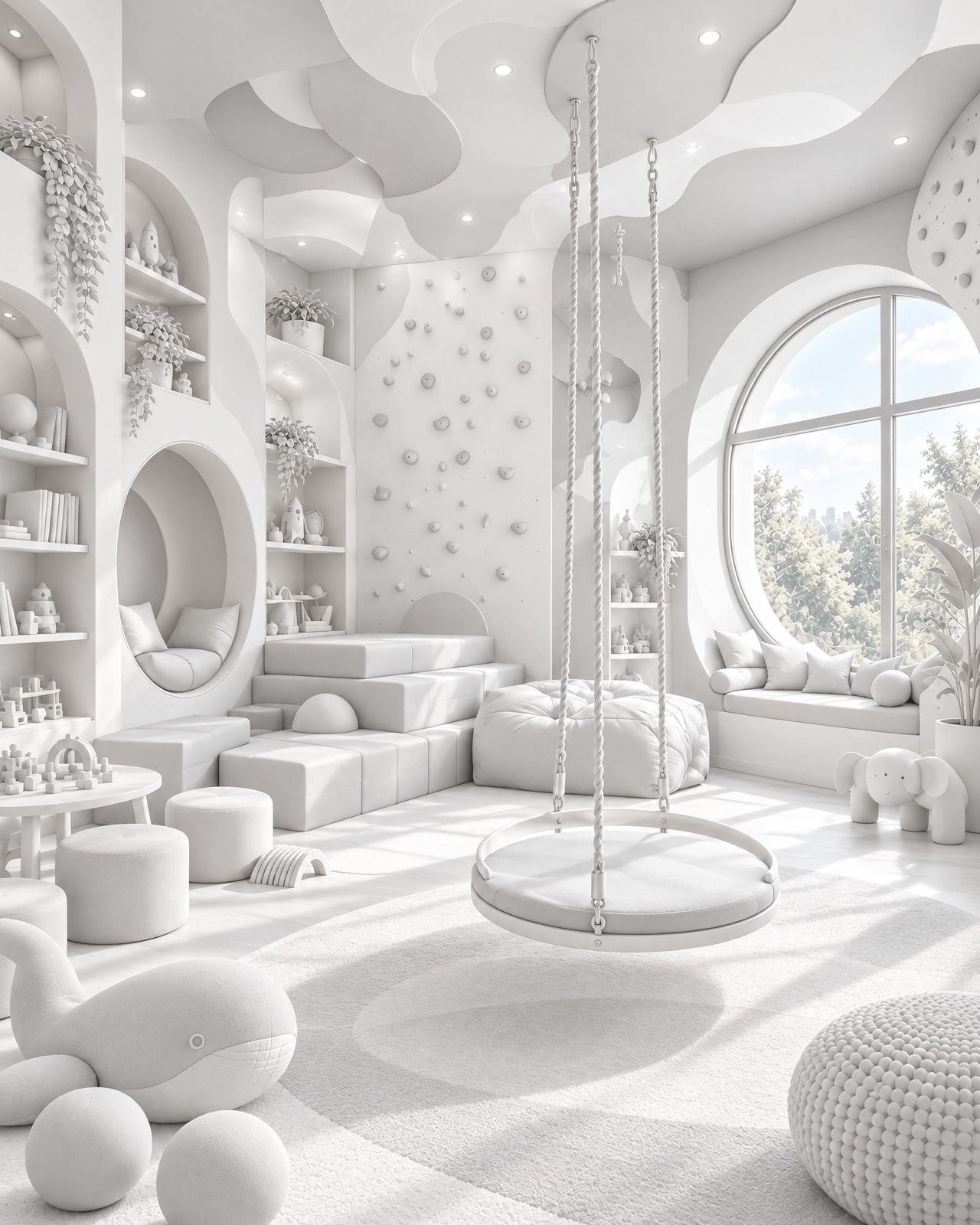 Playroom Nuvole, 3D model